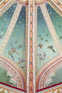 Detail stropu, Castell Coch, Jižní Wales (foto) od Unbekannt