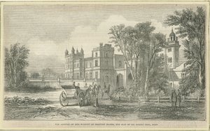 Drayton Bassett - "Drayton Manor": dřevoryt, a [?19. století] od Unbekannt