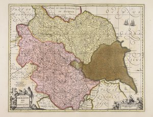 Ducatus Eboracensis anglice Yorkshire od Unbekannter Künstler