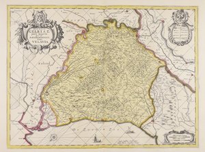 Ducatus Gelriae pars quarta quae est Arnhemiensis siue Velavia od Unbekannter Künstler