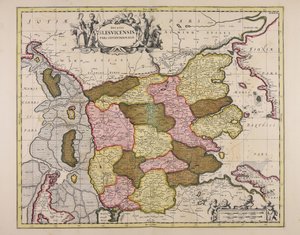 Ducatus Sleswicensis pars septentrionalis od Unbekannter Künstler