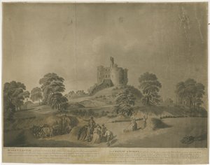 Dudley Castle: - The Keep: akvatinta s vyrytým popisem, nd [c 1793] od Unbekannt