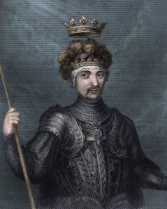 Černý princ Edward od Unbekannter Künstler