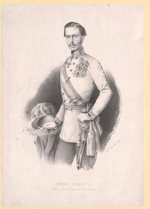 Rakouský císař František Josef I. od Unbekannter Künstler