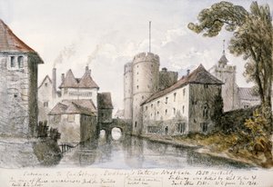 „Vchod do Canterbury“ od Williama Crotche od Unbekannter Künstler