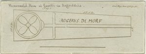 Enville Church - Monumental Stone: rytina, nd [c 1783] od Unbekannt