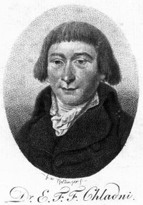 Ernst Florens Friedrich Chladni , německý fyzik od Unbekannt