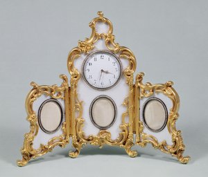 Stolní hodiny ve stylu Faberge Louis XV od Unbekannt