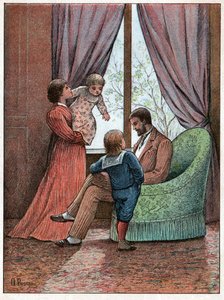 Famille buržoazní. Rodina střední třídy.