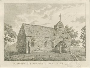 Farewell Church: rytina, 1744 od Unbekannt