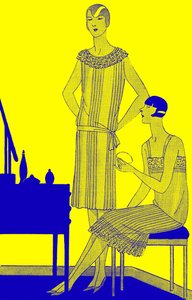 Móda: spodní prádlo na jaře 1928 od Unbekannter Künstler