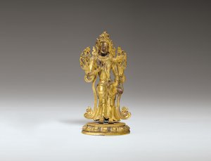 Postava bódhisattvy, 18.-19. století od Unbekannt