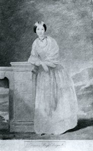 Florence Nightingale, anglická zdravotní sestra a reformátorka nemocnice, c 1860 od Unbekannt