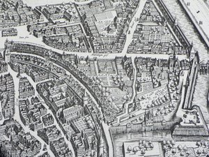 Frankfurt Judengasse 1628 od Unbekannter Künstler
