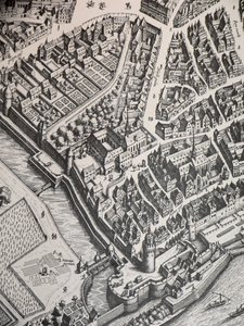 Frankfurtský karmelitánský klášter 1628 od Unbekannter Künstler