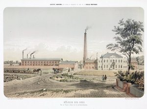 General Industrial Scenes Zinc pracuje v Mulheim an der Ruhr, Německo od Unbekannt