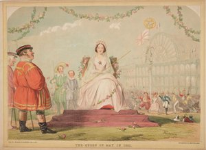 Velká výstava 1851 „Královna máje v roce 1851“ od Unbekannter Künstler