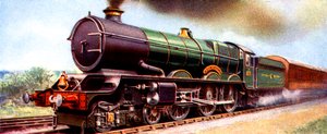 Vlak Great Western Railway - Král Jiří V. od Unbekannter Künstler