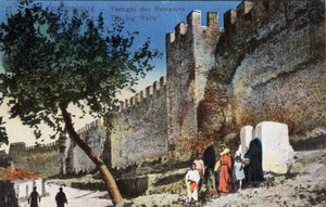 Řecko, Thessaloniki (nebo Thessaloniki): Pozůstatky zdí - Pohlednice 1914-1918 od Unbekannt