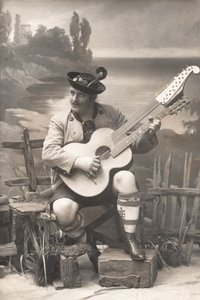 Gustav Rechl, Německo 1908 (čb foto) od Unbekannter Künstler