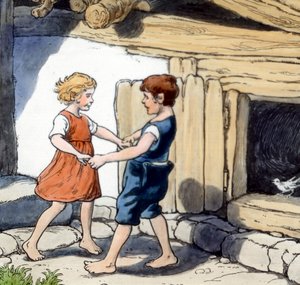 Hannu ja Kerttu od Unbekannter Künstler