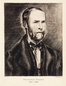 Heinrich Hertz, německý fyzik, konec 19. století od Unbekannt