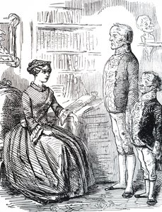 Henry John Temple, 3. vikomt Palmerston, předává královně Viktorii svou rezignaci. od Unbekannter Künstler