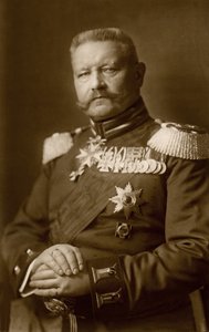 Dějiny. Německo. Generál Paul von Hindenburg. Foto, Německo, c.1914-16. (pohlednice) od Unbekannter Künstler