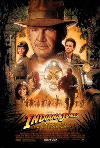 Indiana Jones a království křišťálové lebky od Stevena Spielberga, 2008 (plakát) od Unbekannter Künstler