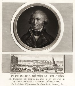 Jean Charles Pichegru, revoluční generál a náčelník armády Severu, později se připojil k roajalistům, zemřel ve vězení od Unbekannt