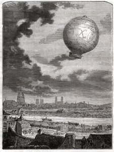 Jean Francois Pilatre de Rozier. od Unbekannter Künstler