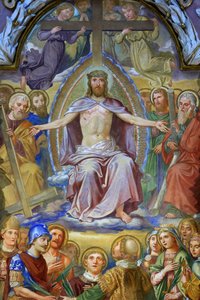 Ježíš-Kristus ve velebnosti. Klášter Klosterneuburg, Vídeň, Rakousko od Unbekannt