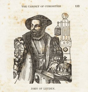 John z Leidenu, holandský anabaptistický vůdce od Unbekannter Künstler