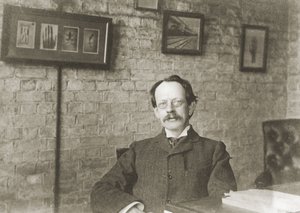 Joseph John Thomson, anglický fyzik, c 1900 od Unbekannter Künstler
