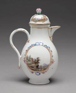 Džbán s víkem, vyrobený Míšeňskou porcelánkou, 1774-1814 od Unbekannt