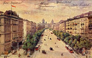 Kärntner Ring, Vídeň, Rakousko od Unbekannter Künstler
