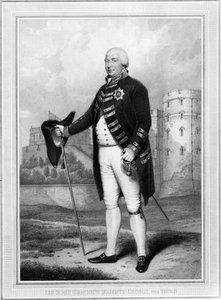 King George III, král Velké Británie, c 1800 od Unbekannt