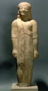 Kouros Dionysermos, řečtina, archaické období, cca 600 př. n. l. (kámen) od Unbekannt