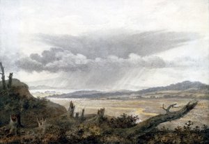Studie krajiny a mraků, Luke Howard, asi 1808-1811 od Unbekannter Künstler
