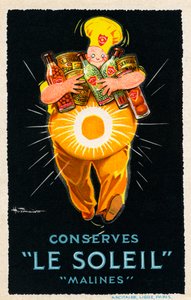 Le Soleil Malines Conserves - reklama od Unbekannter Künstler
