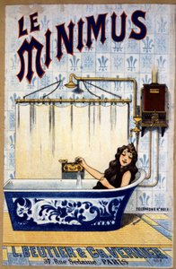 Le minimus Koupelna, cca 1900 (ilustrace) od Unbekannter Künstler