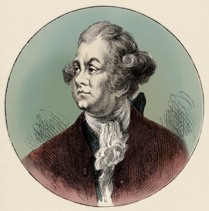 Lord Frederick North - portrét od Unbekannter Künstler