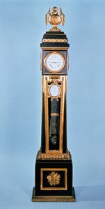 Ludvík XVI. Ebenové dýhované hodiny s dlouhým pouzdrem, Ferdinand Berthoud, Paříž, konec 18. století od Unbekannt