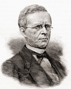 Lyman Trumbull, z The Century Magazine, publikoval 1887 (rytina) od Unbekannter Künstler