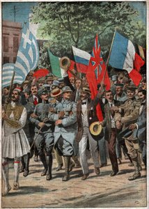 Manifestace v Soluni. Demonstrace v Soluni. od Nicolas Liez