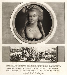 Marie Antoinetta, poslední královna Francie od Unbekannt