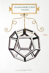 Matematické kresby Da VinciÕs Dodecahedron od Unbekannt