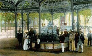 Lék. Chomel Spring ve Vichy ve Francii. Poscard, Francie, c.1900. od Unbekannter Künstler