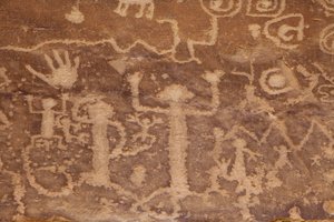 Mesa Verde, American Petroglyphs Anasazi nebo Pueblo rodové lidi