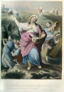Prorokyně Miriam - Bible od Unbekannter Künstler
